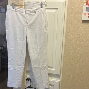 Banana Republic White Avery pants